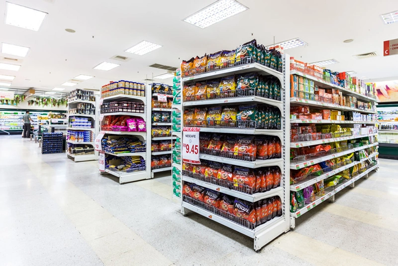 Heavy Duty Shop Display Stand Supermarket Shelf